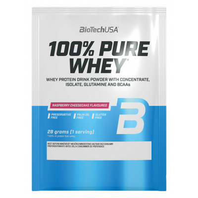BioTech USA 100% Pure Whey Protein TESTER 28 g Príchuť: Čokoláda/Kokos