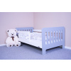 NEW BABY Detská posteľ so zábranou New Baby ERIK 160x80 cm bielo-sivá