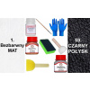 SET NA RENOVÁCIU KOŽE VOLANTU BEZFAREBNÝ MAT + Farba ČIERNY LESK 59