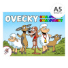 Omaľovanka A5 LUX - Ovečky