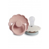 Frigg Dvojbalenie cumlíkov frigg daisy blush/ cotton candy, 0-6m, silikón