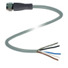 Pepperl+Fuchs V1-GV4A-25M-PVC-ABG upravený zástrčkový konektor pre senzory - aktory, 70121278, piny: 4, 25 m, 1 ks; 70121278