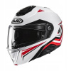 MOTOCYKLOVÁ PRILBA HJC I91 TRICUS WHITE/RED L