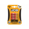Zinkovo-uhlíková batéria JCB AAA (R3) 4 ks