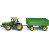 Siku Farmer – Traktor John Deere s vlekom 4006874019533
