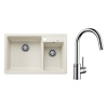 Set Blanco Legra 8 + Blanco Mida-S Chróm biela soft