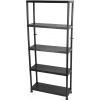 Strend Pro Regál Racks RA8030, plastový, 5 políc, 800x300 mm