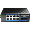 Switch CUDY 8-Port Gigabit Industrial PoE Switch with 2 Gigabit SFP Port (IG1008S2P)