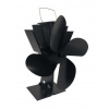Ostatní Krbový ventilátor 200x80x250mm, 4 lopatky, černá