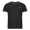 Fred Perry Tričká s krátkym rukávom TWIN TIPPED T-SHIRT Čierna