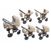 X-Trall Pram Pram Black and Gold 3in1 (Kerstin vložka set pre kočík Minky kočíka)