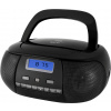 ECG CDR 500 Čierna | CD rádio - CD, CD-R/RW, MP3, FM rádio | 20 pČervenávolieb tunera | LCD displej | hodiny (v pohotovostnom režime) | AUX vstup, čierny |
