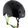 helma TRIPLE EIGHT DUAL CERTIFIED SWEATSAVER HELMET Black/Zest Gloss 55-58 cm