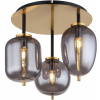 Globo Lighting Blacky I stropné svietidlo 3x40 W mosadzná-dymová 15345-3DMM