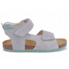 EMEL Sandále E2509H-8 31 Profilované korkové sandále sivé