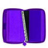 Diár C6 Filofax Saffiano zips fialový