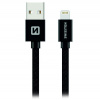 Swissten Datový Kabel Textile Usb / Lightning 1,2 M Černý 71523201