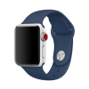 AppleMix Remienok pre Apple Watch Ultra 49 mm / 45 mm / 44 mm / 42 mm - veľkosť S / M - silikónový - tmavomodrý