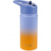 SKIPHOP SKIP HOP Fľaša so slamkou nerezová Wander - ombré blue, 450ml