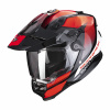 Moto přilba SCORPION ADF-9000 AIR TRAIL černo/červená - Velikost XS