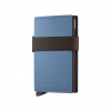 Secrid Bandwallet Matte peňaženka - modrá/hnedá BMa-Steel Blue-Brown