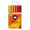 Akrylové Popisovače Molotow - One4All 127HS Hot Set - Ohnivá sada 6 kusov