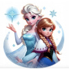 CUKROVÁ TLAČ jedlý obrázok na tortu Cukrová hmota Elsa Anna Frozen olaf 2 + MENO
