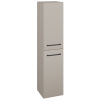 Dreja Vysoká skriňa s košom na bielizeň DOS SVD2K 35 - N07 Stone / Úchytka T06 / N07 Stone / Pravé