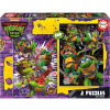 Puzzle Educa 1000 dielikov Educa Puzzle 2 x 500 dielikov Korytnačky Ninja