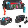 JYS Nástěnný držák pro Nintendo Switch / Switch OLED / Switch Lite / Steam Deck + příslušenství / Ns247