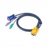 ATEN 2L-5206P KVM kábel Čierna 6 m (2L-5206P)