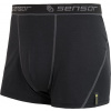Pánské funkční boxerky SENSOR Double face černá Velikost: M, Barva: černá
