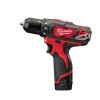 Milwaukee aku vŕtačka / skrutkovač M12 BDD-202C 4933441915