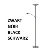 LUCIDE ZENITH LED Floor Lamp 20W + 4W Black 19791/24/30