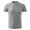 Tričko unisex MALFINI® V-neck 102 tmavosivý melír veľ. M