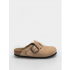 Birkenstock Boston Wire Buckle Nubuck Leather Narrow (sandcastle) 40, béžová Birkenstock Boston Wire Buckle Nubuck Leather Narrow (sandcastle) 40, béžová