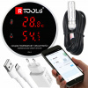 TERMOHIGROMETR WiFi 3m App Tuya SmartLife VLHKOSŤ TEPLOTA -40 +120°C