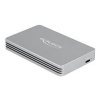 Delock - Kryt úložiště - M.2 - M.2 NVMe Card - Thunderbolt 3, Thunderbolt 4, USB4 - stříbrná (42018)