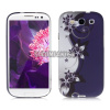 Silikónový obal Samsung Galaxy S3 – Blumen fialová