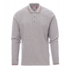 PAYPER AVIAZIONE MELANGE 000958-0368 / Unisexová polokošeľa s dlhým rukávom - melange grey 4XL