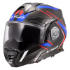 LS2 Helmets LS2 FF901 ADVANT X C FUTURE II WHITE BLUE-06 - XXL
