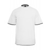 Contrast Tall Tee - wht/blk 3XL