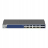 Spravovateľný switch Netgear GS728TXP, 24x GE PoE+ port, 4x SFP+ port
