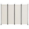 Vevor Skladací paraván 4 panely, textilný, samostatne stojaci, biely BLPF88675INCUMP3OV0