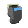 Lexmark originál toner 80C2HC0, cyan, 3000str., return, Lexmark CX410/510