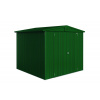 Biohort Europa 4 plechový záhradný domček 228 x 244 cm, tmavozelený metalický Biohort