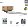 KEY RAY 4000.1 - 1x RAY4000-230V,280W,2000N,1xSUB-44R,1xCT-202,1xRX4,1párFT-22 (KIT-RAY4000-1 pre jednokrídlovú bránu do 4 m/ kr)