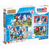 Clementoni - Puzzle Edukit Sonic + kocky+pexeso - 1-39 dielov