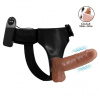 BAILE- Ultra Passionate Harness Realdeal Penis 6,2'' Brown