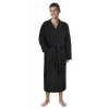 Froté župan pánský černý vel. XL